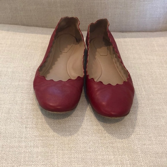 Chloe Scalloped Flats - Picture 2 of 2